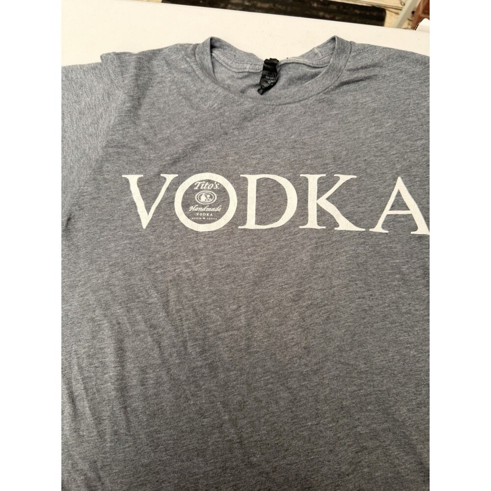 Tito's   Vodka Women’s  Gray T-Shirt Size Small